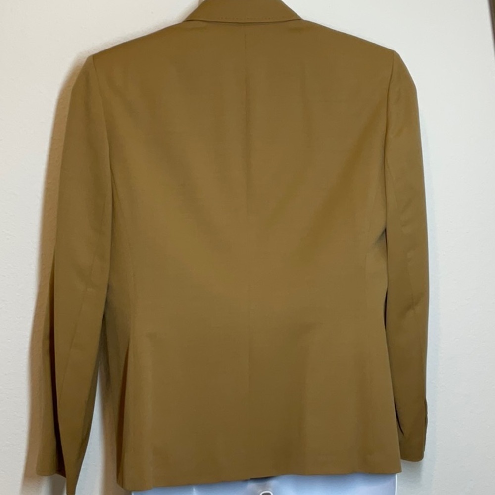 Lands’ End Wool Blazer Jacket Tan Size 16 - Picture 4 of 15
